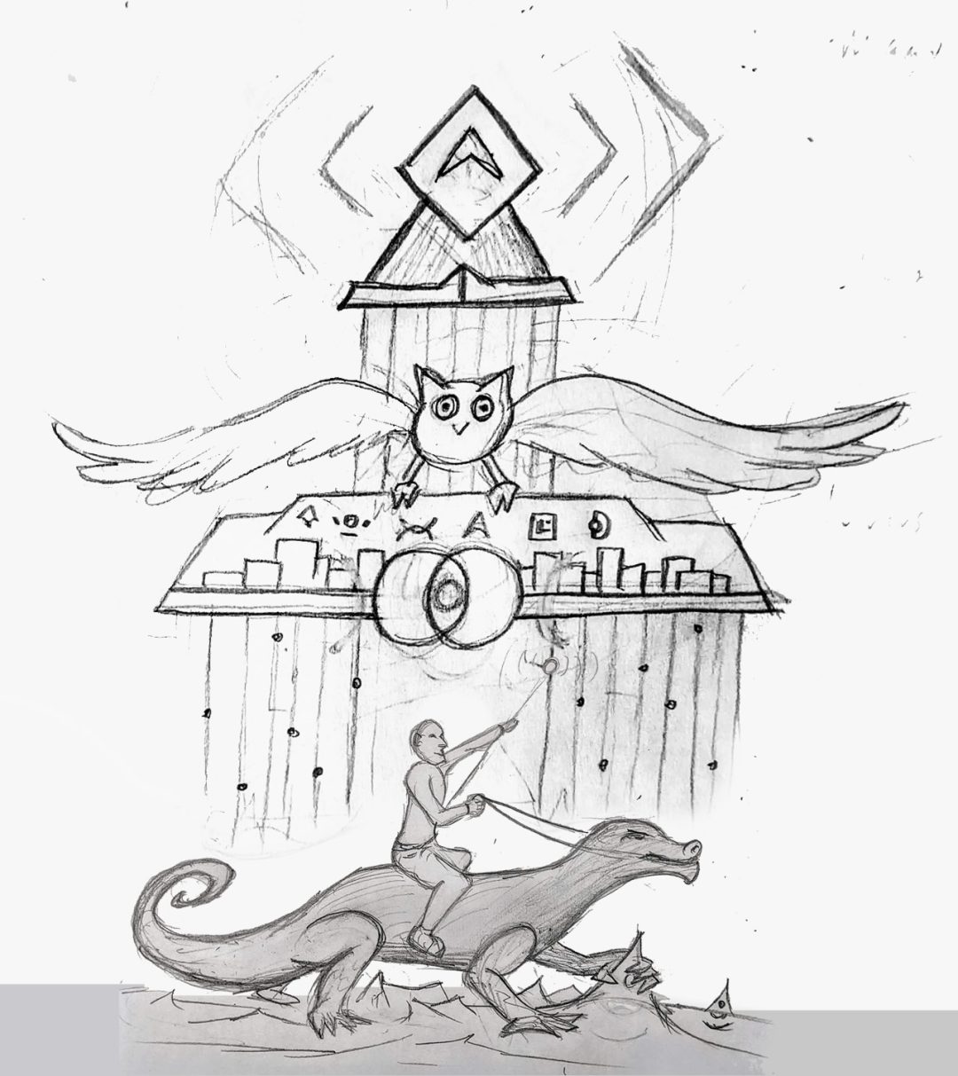 The Chariot Early Sketch Incomplete