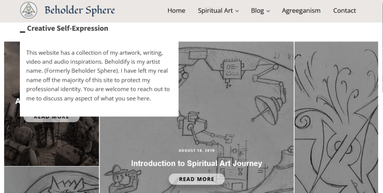 Beholder Sphere Old Website