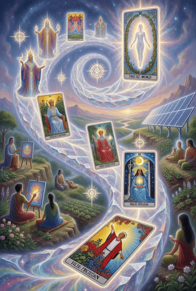tarot spiritual path upwards