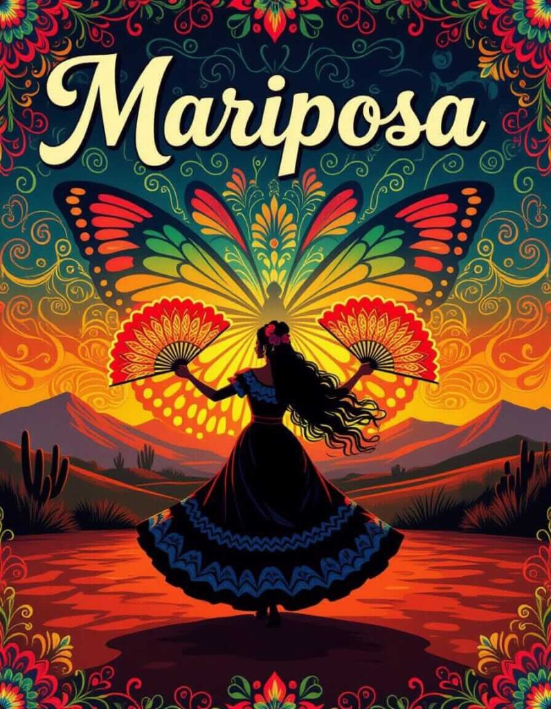 Mariposa Butterfly Art